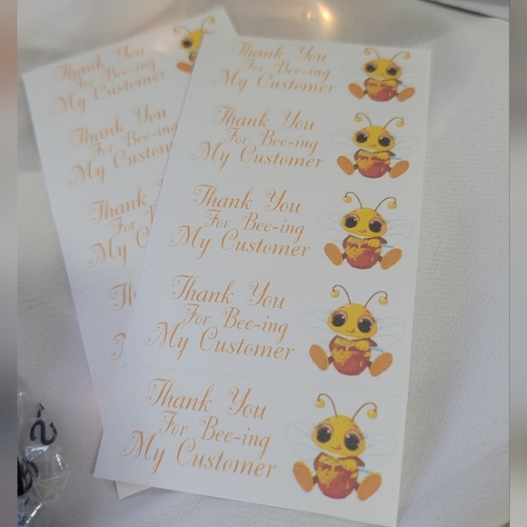 🐝60 Bee stickers - Picture 1 of 1